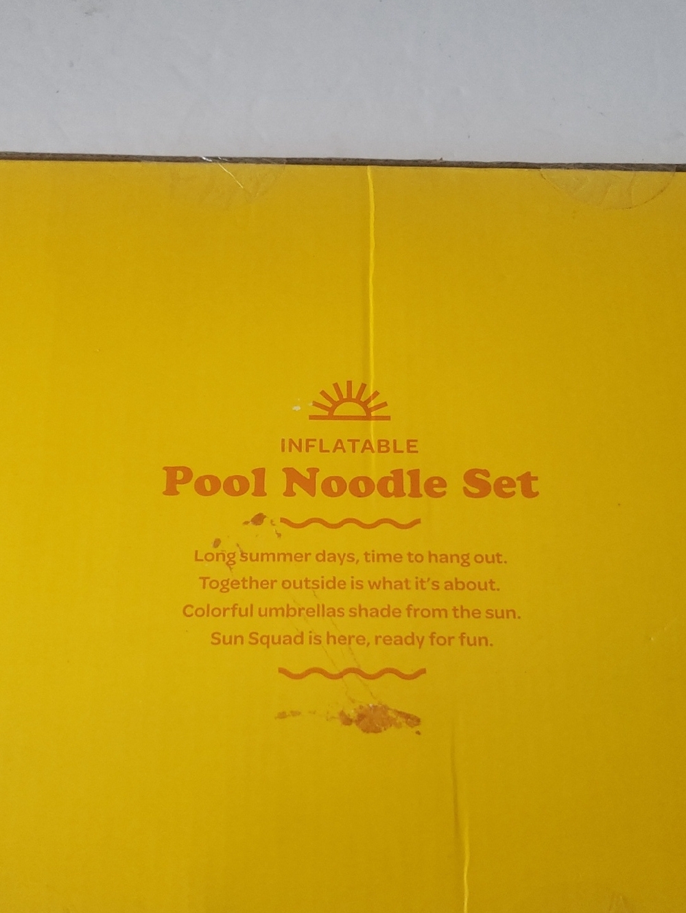 Sun Squad Inflatable Pool Noodle Set New - Picture 2 of 2